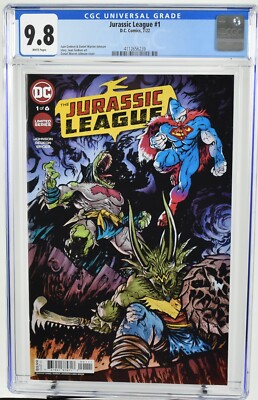 Jurassic League #1 CGC 9.8 (2022) Daniel Warren Johnson Cover DC Comics