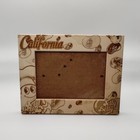 Jelly Belly California Engraved Wooden Picture Frame Jelly Beans 