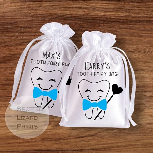 Personalisierte Zahnfeentüten, Zahnfeenbeutel, Zahnbeutel verloren, erster Zahn - Bild 1 von 5
