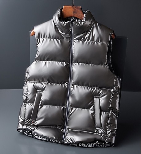 Men's Puffer Vest Lightweight Down Warm Sleeveless Jacket Winter Coat XS-6XL
