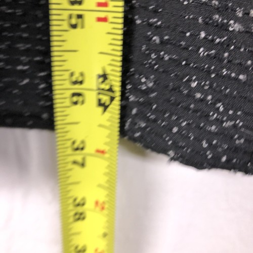 Abito Tahari taglia 6 tubino Cupido bianco e nero tweed scollo a V senza maniche foderato - Foto 16 di 16