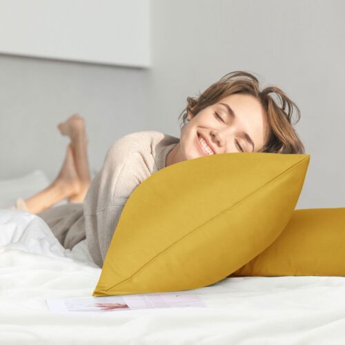 4 Pack Microfiber Pillow Case Ultra Soft Cooling Breathable Pillow Covers - Picture 23 of 25