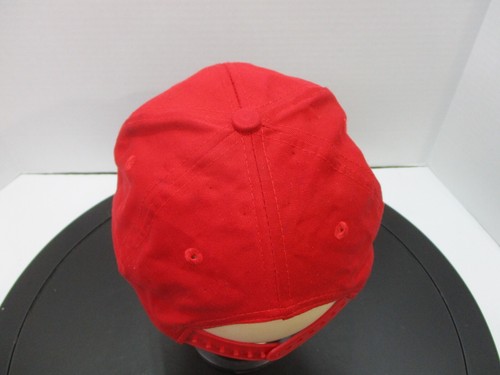 Gap Hat Boys XS Red Baseball Cap Snapback Curve Bill USA Solid Polyester - Picture 6 of 10