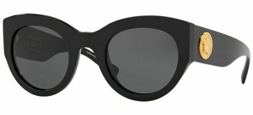 Versace 4353 51 GB1/87 Tribute Sunglasses Black Sunglasses Grey Lenses  Woman 8053672892055 | eBay