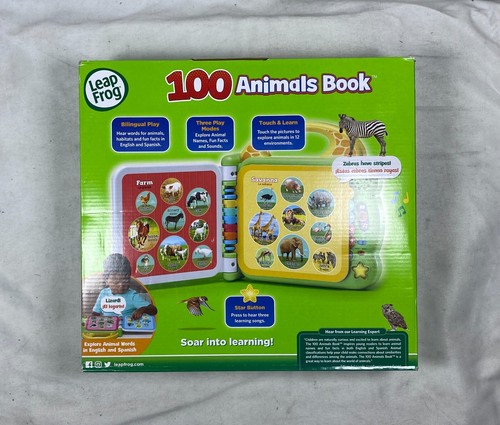 LeapFrog 100 Tiere Buch - Grün | Interaktives Lernspielzeug für Kinder - NEU - Bild 2 von 7