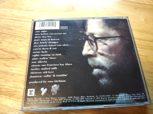 Eric Clapton 8 CD Lot: Unplugged, Timepieces, Pilgrim, Wiege, Ridin mit König, Reptil - Bild 16 von 18