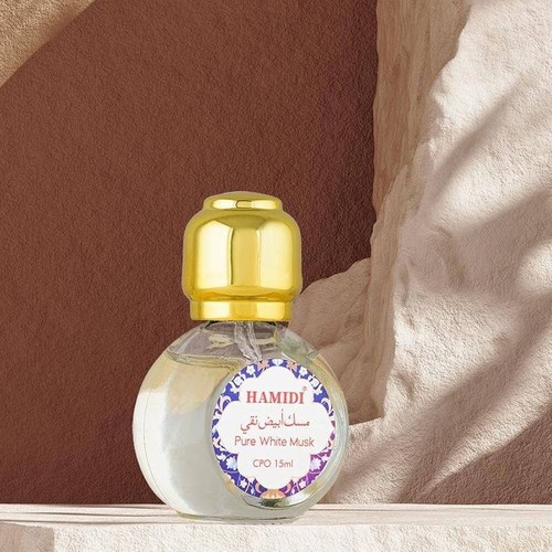 HAMIDI PURE WHITE MUSK 15 ML PERFUME ATTAR OIL - Picture 2 of 3