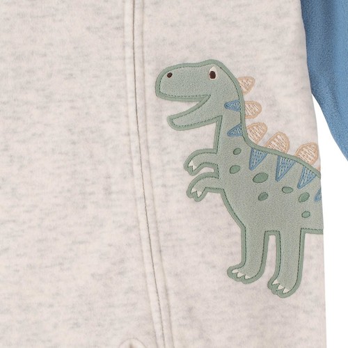 Confezione da 2 pigiami coperta dormiente Quartier generale per bambini ~ NUOVO ~ dinosauro ~ blu ~ 6 mesi - Foto 3 di 6