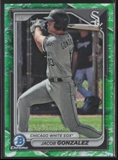 2024 Bowman Jacob Gonzalez BCP-41 Lunar Glow Refractor | Chicago White Sox