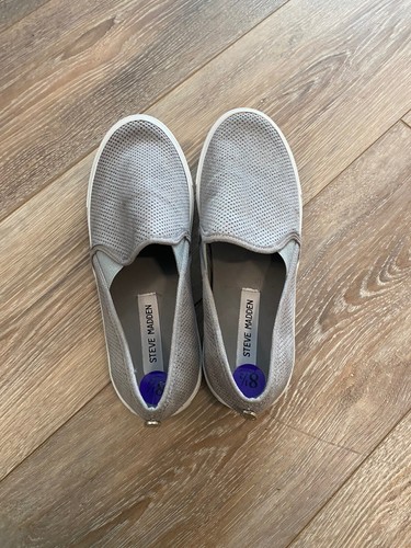 Steve Madden Zarayy Damen-Slipper-Sneaker Größe 8,5 hellgrau - Bild 3 von 6