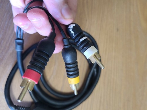 Cable compuesto de audio y video RCA AV A/V para consola Xbox original de Microsoft - Imagen 4 de 4