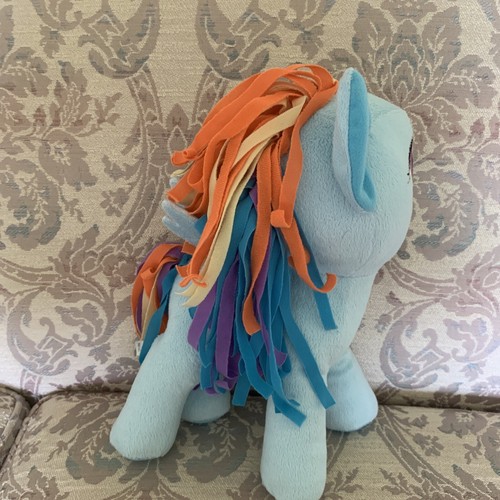 MLP Rainbow Dash Blue My Little Pony 12 inch Plush with ribbon mane-tail 2012 - Picture 3 of 6