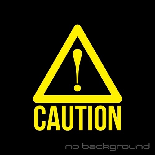 Caution Sticker Vinyl Decal - Danger Sign Work Safety Warning Triangle Wall Car - Picture 8 of 17
