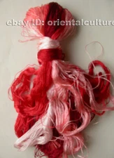 Chinese 100%real natural mulberry silk,hand-dyed embroidery silk floss/thread