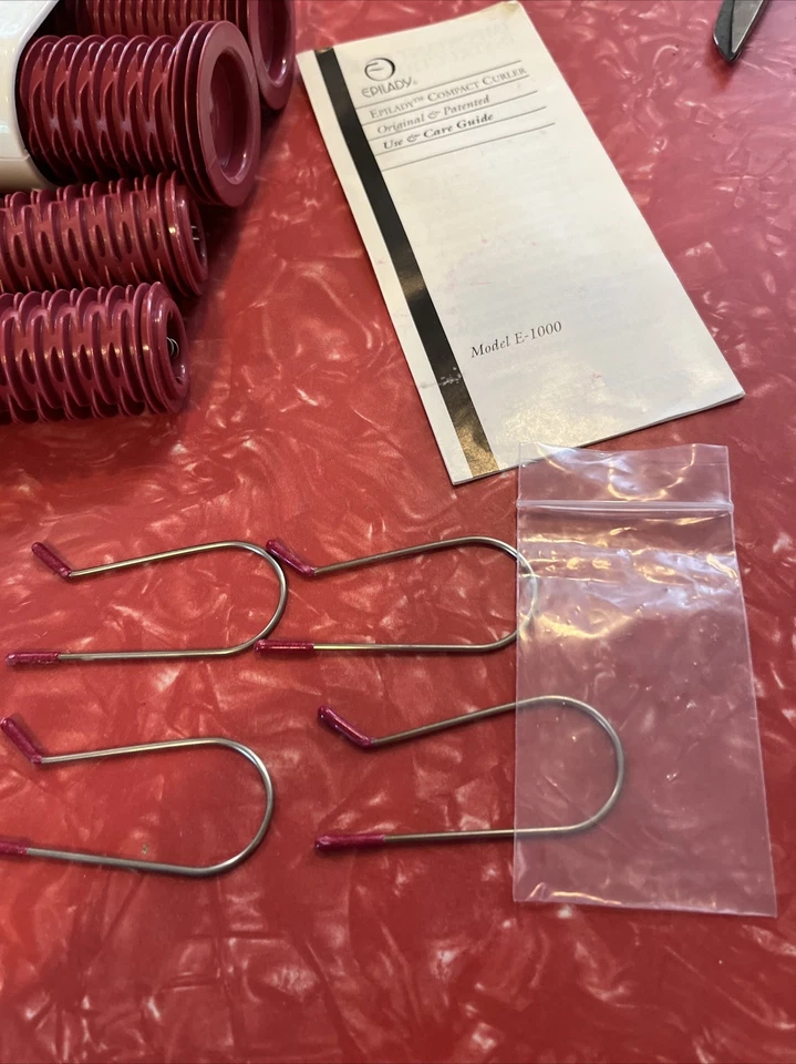 Sistema rizador compacto Epilady E-1000 vintage con clips y estuche probado funcionando raro Foto 3 de 4