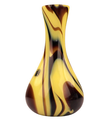 Carlo Moretti Glas Vase Murano Italy Etikett Labeld Design 60er Jahre 60s 22cm