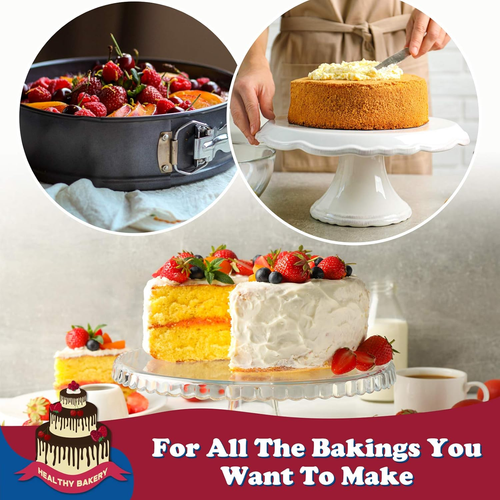9 Inch Non-Stick Cheesecake Pan Springform Pan with Removable Bottom/Leakproof C - Picture 5 of 12