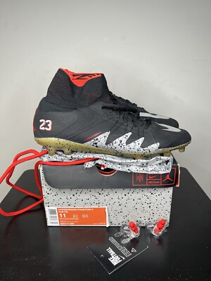 Nike Hypervenom Phantom 2 FG Neymar Sz 11 Bred Jordan Soccer Cleat