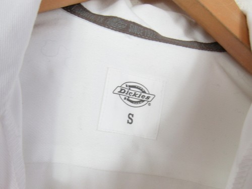 BNWT Dickies Irwin Badge White Short-Sleeve Workwear Chore Shirt Size Small - Picture 4 of 11