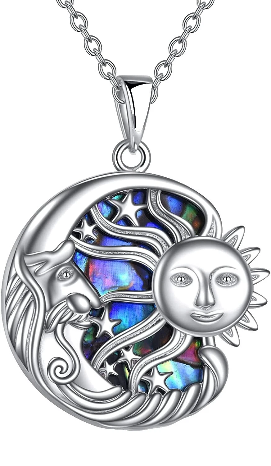 Collares y colgantes de porcelana blanca de moda