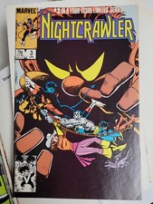 Nightcrawler #3 (1986, Marvel) Brand New Warehouse Inventory in VG/VF Condition