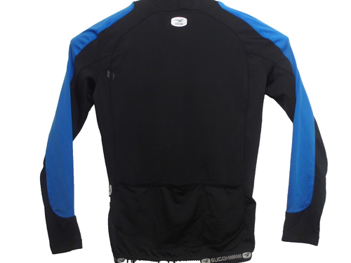 Sugoi RS Zero Men's Medium Full Zip L/S Cycling Jersey Blue & Black 13426 - Picture 10 of 17