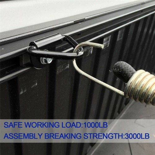 4X Heavy Duty Steel Tie Down Hooks Truck Tie Down Load Anchor D-ring Load 450KG - Bild 3 von 10