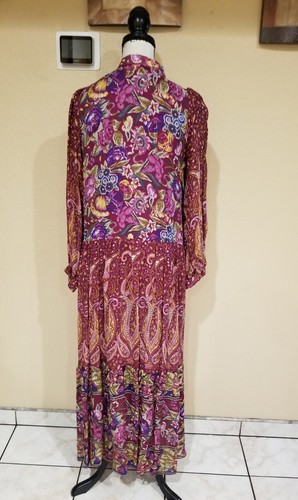 Abito da camicia Anthropologie Nicole Maxi taglia S - Foto 4 di 8