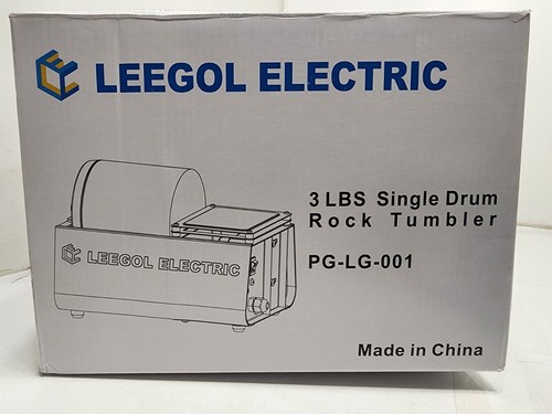 Leegol Electric 3lb Single Drum Rock Tumbler New In Box - Picture 6 of 7