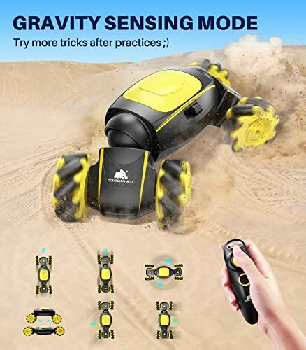 Ferngesteuertes RC Auto mit Schwerkraftsensor, 4WD 15 km/h RC Car, Stunt Autos - Bild 4 von 7