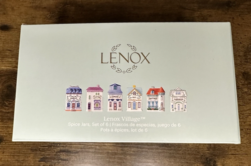 🏠NUEVO 2024 LENOX SPICE VILLAGE #4 - Juego de 6 - Colección Tarros de Especias LISTO PARA ENVIAR - Imagen 8 de 11