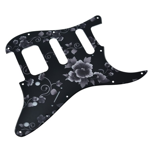 11 Hole Modern ST HSS Pickguard 3-Screw Humbucking Fits US Fender Strat - Picture 42 of 60