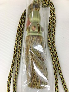 Green Gold Burgundy Window Curtain Drapery Rope Cord Tassel Tie