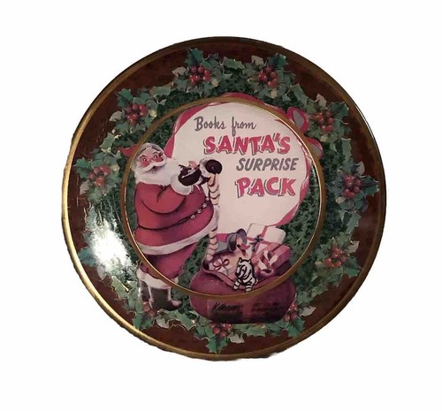 Katherine's Collection Books from Santa's Surprise Pack Glass Plate - Foto 1 di 11