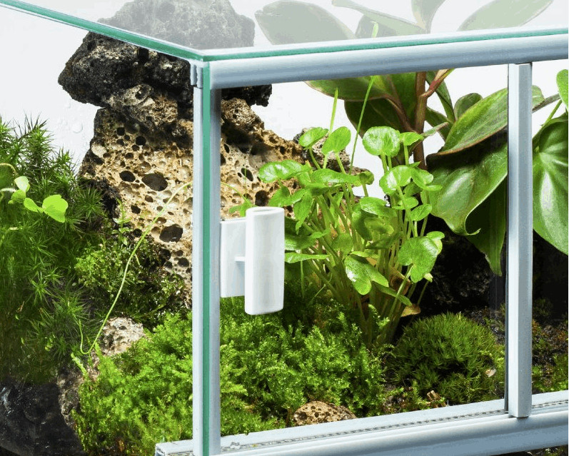 (63,00 Stk) Glas Terrarium 30x25x25cm diversa 18,75 Liter Schiebetür