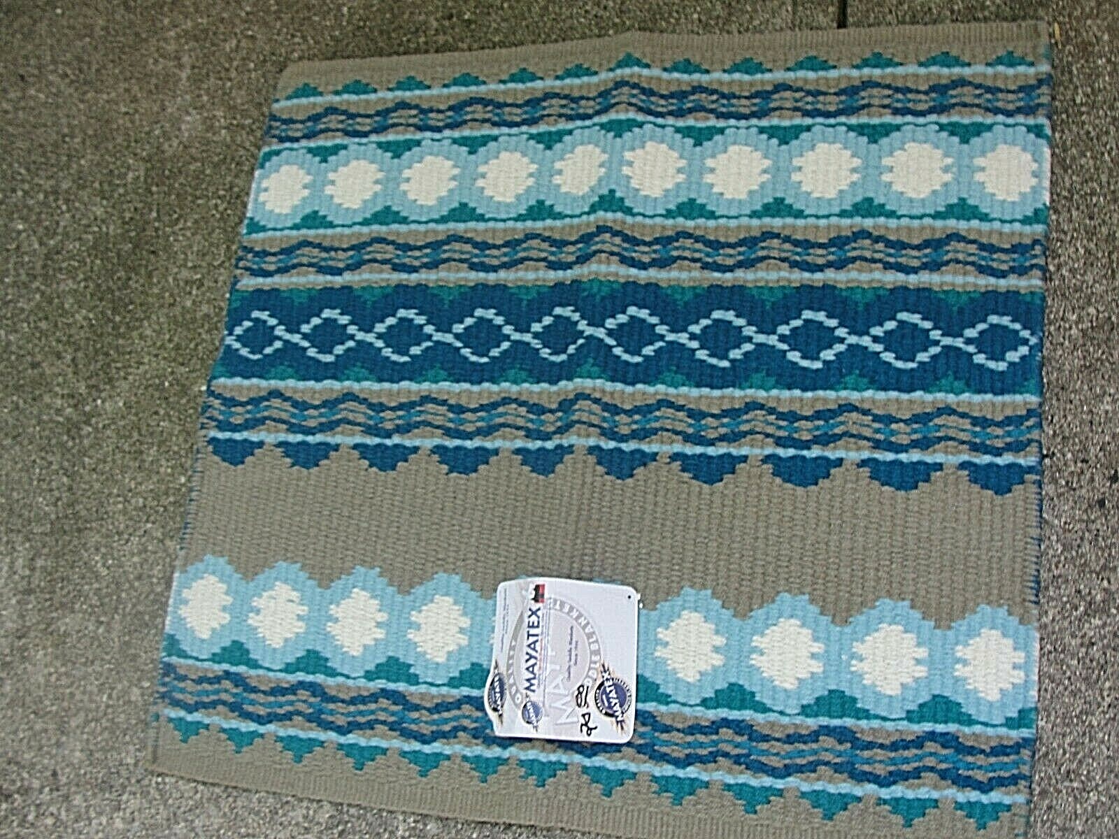 MAYATEX RIVERLAND WESTERN SADDLE BLANKET NEW WITH TAGS MAYATEX RIVERLAND WESTERN SADDLE BLANKET NEW WITH TAGS