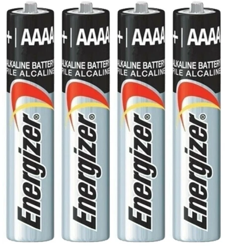 4 Energizer AAAA E96 1.5V Alkaline Battery Replaces E96, LR8D425, MN2500, Bulk