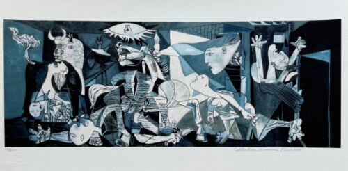 Pablo Picasso GUERNICA Estate Signed Limited Edition Giclee Art 16" x 24" - Picture 3 of 9