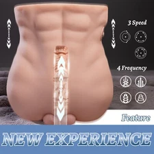 Automatic Handsfree Telescop Vibrating Lifelike Pussy Realistic Sex Doll for Men