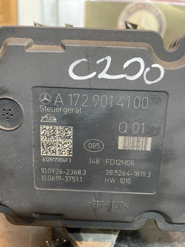 MERCEDES C200-CLASS W204 2012 GENUINE PUMP ABS CONTROL A1729014100 - Picture 2 of 9