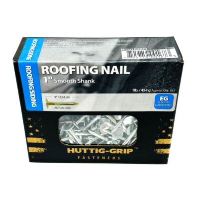 Huttig-Grip 1-1/4-in 15-Degree Smooth Shank Electro