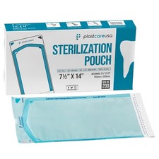 4000 7.5" x 13" Self-Sealing Sterilization Pouch Dental Pouches Autoclave Lab