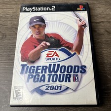 PS2 Tiger Woods PGA Tour 2001 (Sony PlayStation 2, 2001)- Complete, Tested Works