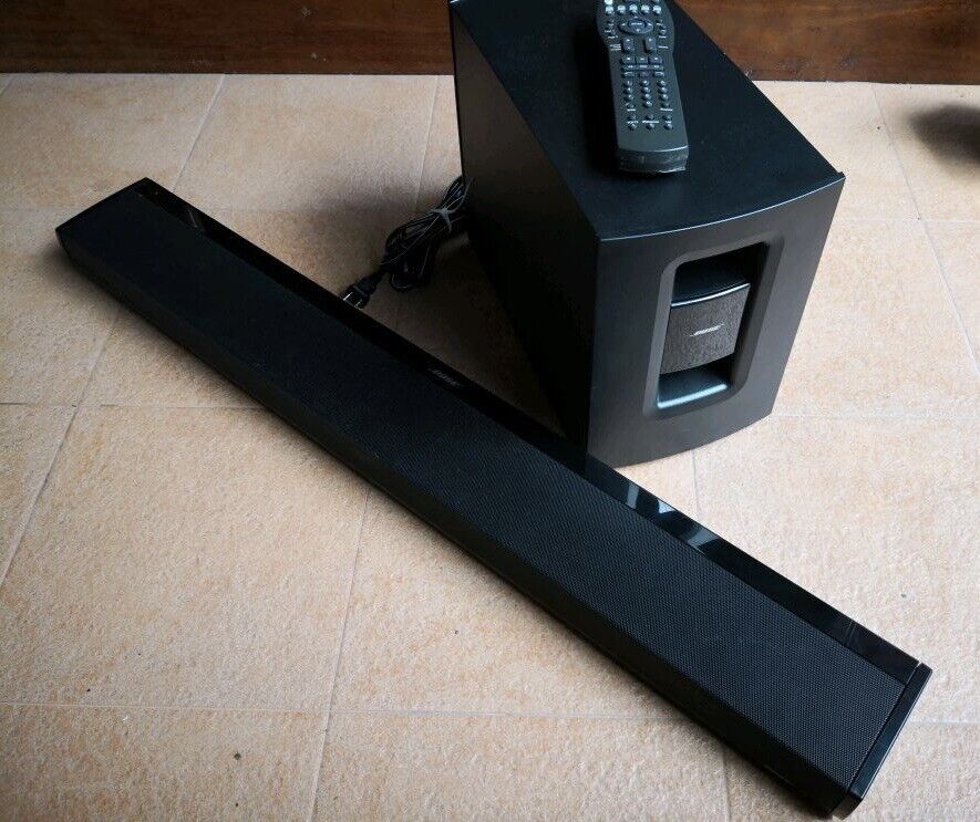 Bose CineMate 1SR Speaker System Black Soundbar w/Wireless Bose CineMate 1SR Speaker System Black Soundbar w/Wireless