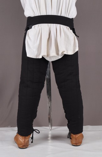 Pantalones Medievales, Pantalones Renacentistas, Armadura Acolchada Gruesa, Leggings Chausses - Imagen 7 de 11