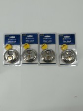 4 x Stainless Steel Armor Disc Padlocks Trailer /Self Storage Locks ,Pick Resist