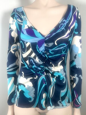 ボレロ・ショール PUCCI Women Sweater 3EKM033E951A93 BLUE Emilio Pucci Cut-out cropped sweater - Light Blue