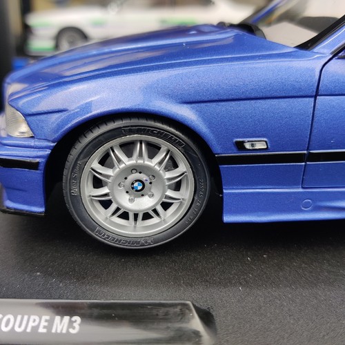 VOITURE SOLIDO BMW E36 COUPE M3 BLUE 1990 1:18 NEUF BOITE S1803901 - Imagen 6 de 12