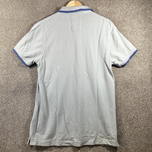 Luke 1977 Sport Polo Shirt Grey size large slim fit - Picture 8 of 9