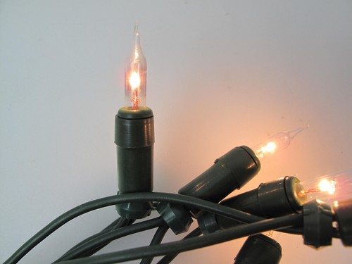 Rare Vintage Christmas string lights made in Japan 20 clear lights. - Picture 4 of 7
